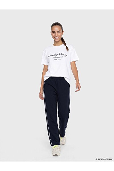 LC Waikiki Women's Sports Sweatpants with Elastic Waist