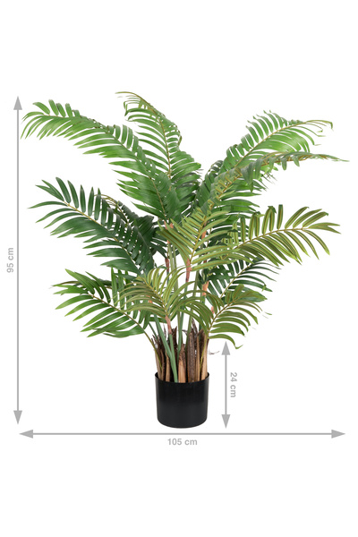 Roberto Rossi Palmier artificial H90cm Areca cu 525 frunze