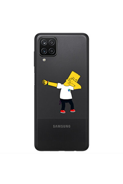 Other Samsung A12 Simpsons2 Transparent Silicone TPU Θήκη