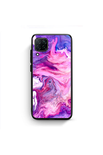 Other Huawei P40 Lite Marble art Black Glossy Θήκη