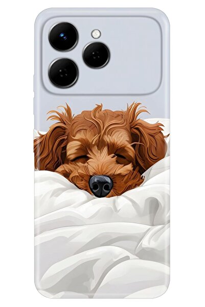 TECNO Spark 40 4G Kılıf My Dog Temalı Desenli Darbe Emici Silikon