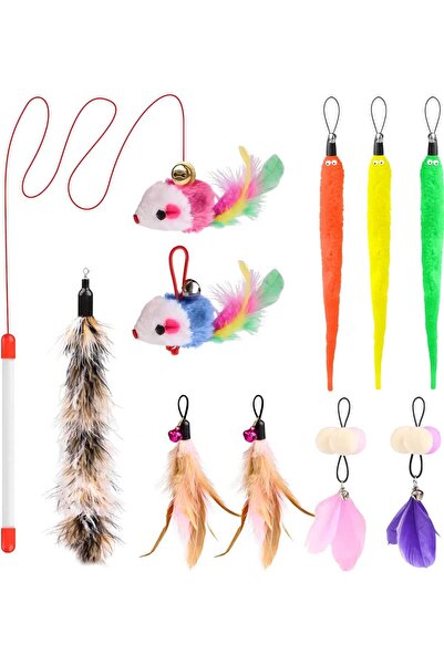 Katzen Top Bottom Set of 10 cat toys, Tyasoleil