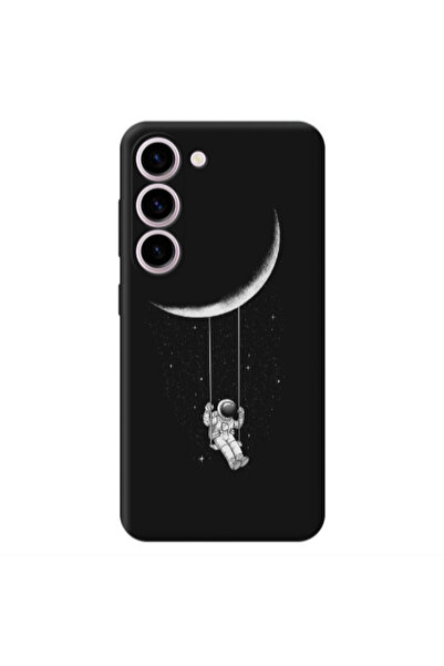 Other Samsung S23 Plus Swing on the moon Transparent Silicone TPU Θήκη