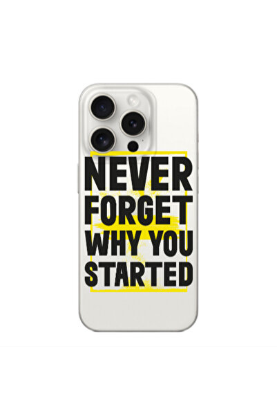 Other Apple Iphone 16 Pro Max Never Forget Transparent Silicone TPU Θήκη