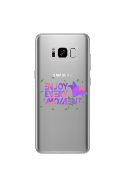 Other Samsung S8 Enjoy Every Moment Transparent Silicone TPU Θήκη