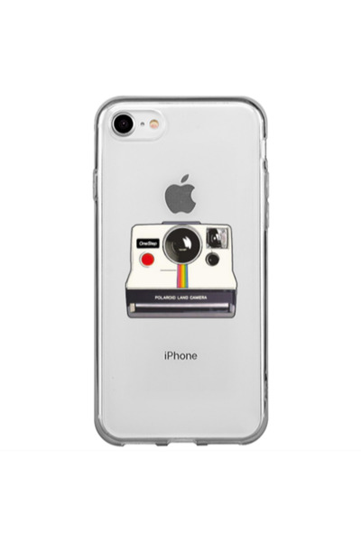 Other Apple iPhone SE 2020 Polaroid land camera Transparent Silicone TPU Θήκη