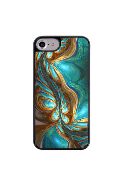 Other Apple iPhone 7 Marble Blurry Black Glossy Θήκη