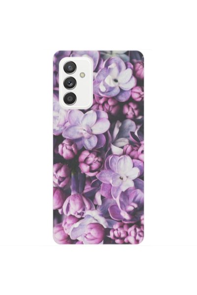 Other Samsung M23 Purple Flowers Transparent Silicone TPU Θήκη