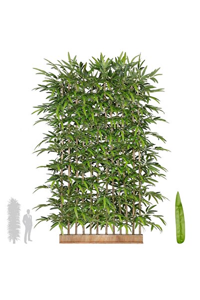 Roberto Rossi Gard artificial din Bambus H220cm cu lungime 120cm cu protectie UV