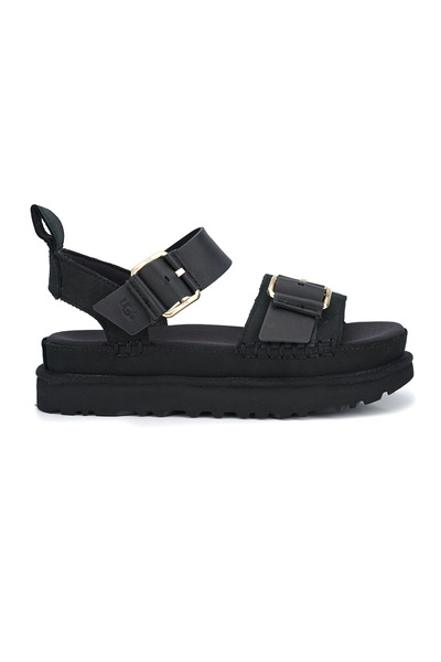 UGG Goldenstar Villa 1167392-BLK Kadın Sandalet Siyah Juststep