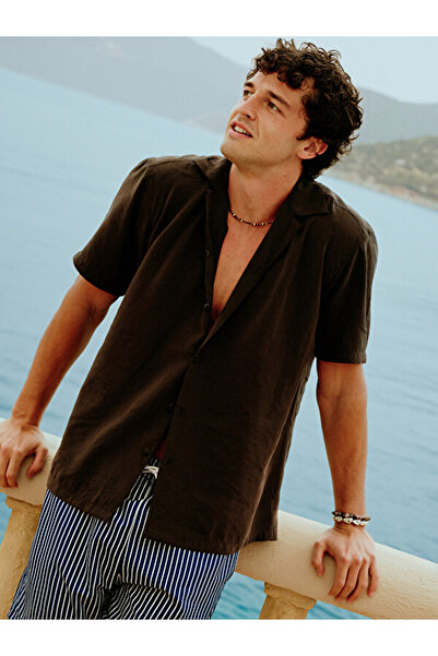 LC Waikiki Esvab • Modern & Distinctive Standard Fit Linen-Look Men's Shirt
