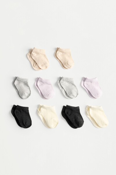 LEFTIES Bilekte çorap (10'lu Pack)