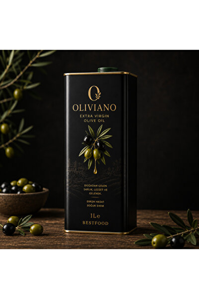 OLİVİANO PREMİUM SOĞUK SIKIM ZEYTİNYAĞI 1 LİTRE