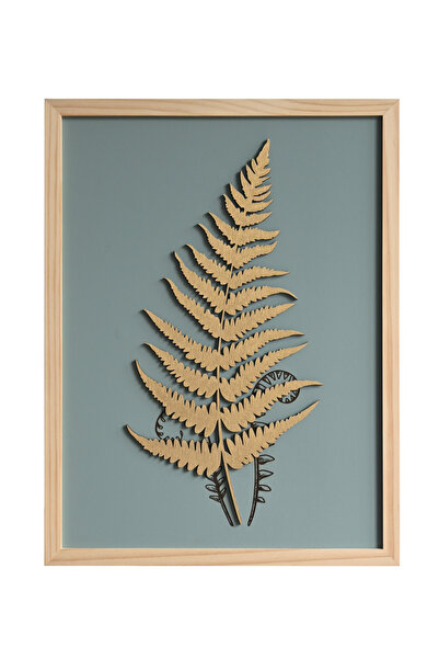 Timber Tales Transylvania Decorative wooden picture – 3D fern leaf | 32 x 42 cm