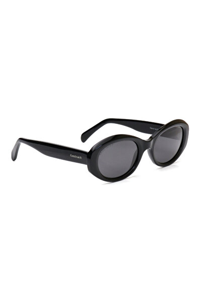 FASTRACK Polarized Sunglasses Black Frame Smoke Mirror Lens 52mm - P605GY1PV
