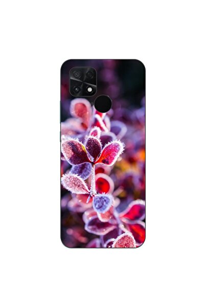 OEM Case compatible with Xiaomi Poco C40 Silicone Gel Tpu Pattern Frozen Flowers