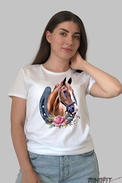 GILDAN Tricou Cu Cal Maro Si Potcoava