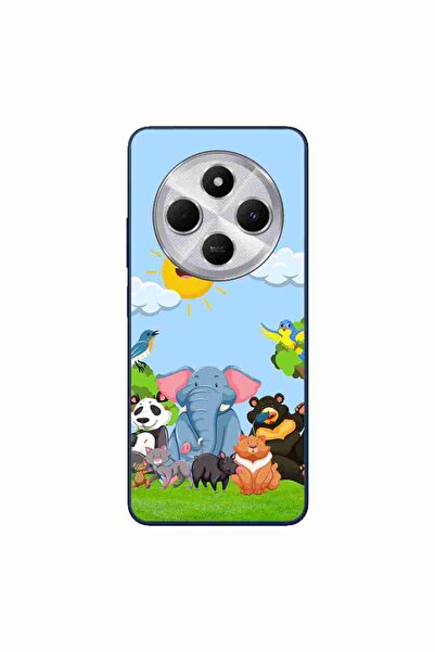 OEM Husa compatibila cu Xiaomi Redmi 14C Silicon Gel Tpu Model Prietenii Junglei