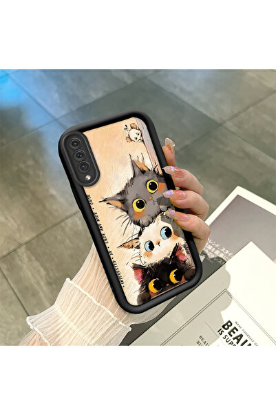 SLIMFELT Samsung Galaxy A50/A50S/A30S Uyumlu Yüksek Kalite Sevimli Kedi Kılıf...