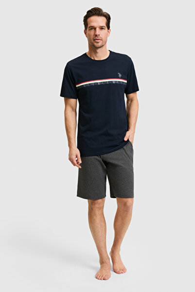 U.S. Polo Assn. Erkek Lacivert Pijama Takımı 50326132-VR033