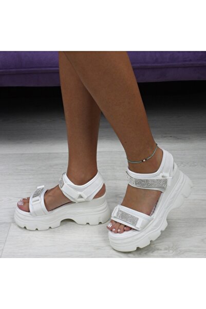 Tonii Women's Sandals , with platform and adjustable straps with rhinestones,...