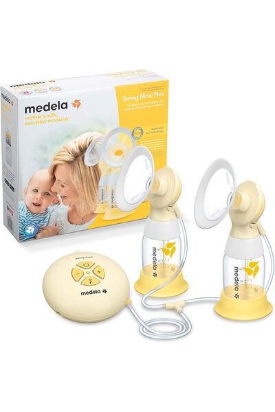 Medela مضخة ثدي كهربائية مزدوجة سوينج ماكسي فليكس - تقنية التعبئة ثنائية المراحل
