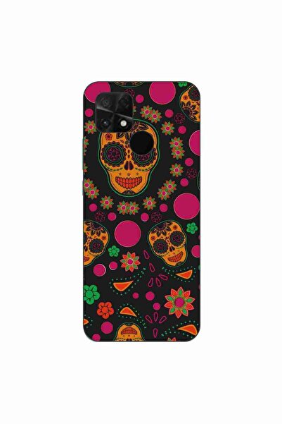 OEM Case compatible with Xiaomi Poco C40 Silicone Gel Tpu Model Halloween Flo...