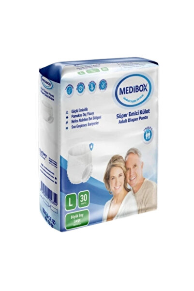 MEDİBOX Hasta Bezi Külotlu 30lu Paket - M Beden