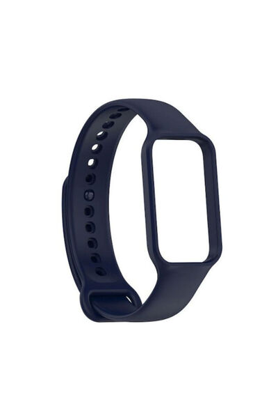OEM Λουράκι Σιλικόνης με Πείρο Ναυτικό Μπλε (Redmi Smart Band 2 Realme Band 2)