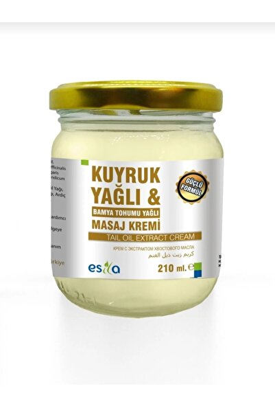 ESİLA Kuyruk Yağlı Bamya Tohumlu Masaj Kremi 210 ml
