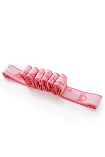 Choice3 8 dark pink Yoga Stretching Strap, Stretch Band with 8 Loops, Yoga St...
