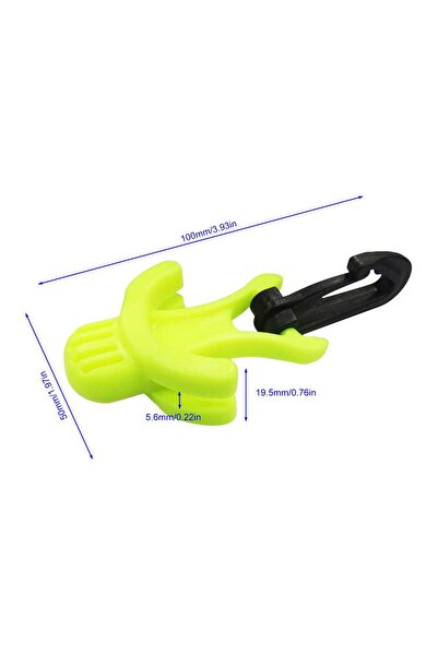 Choice Fluorescent Yellow Dustproof Scuba Octopus Holder Clip Versatile Divin...
