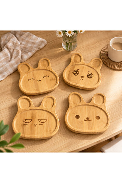 ADA Ahşap oyma ve çerçevecilik Children's Presentation Bamboo Set of 4