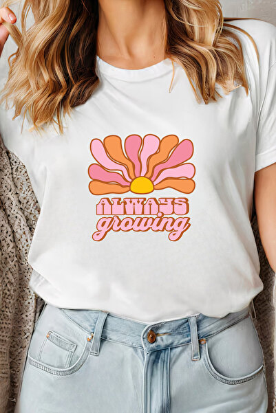Sarah's Boutique Women's T-shirt – 100% cotton – Always Growing