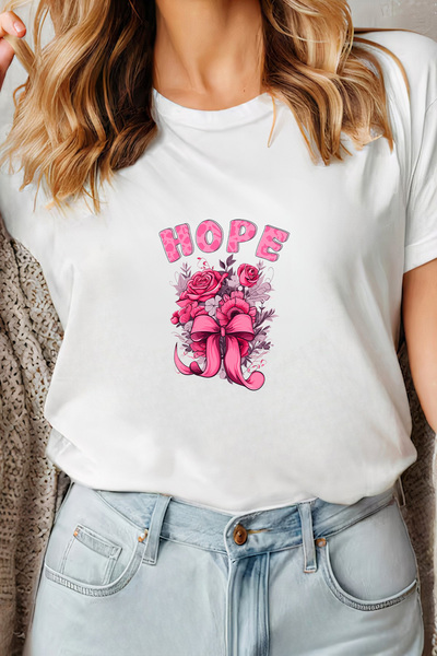 Sarah's Boutique Women's T-shirt – 100% cotton – Hope Roses