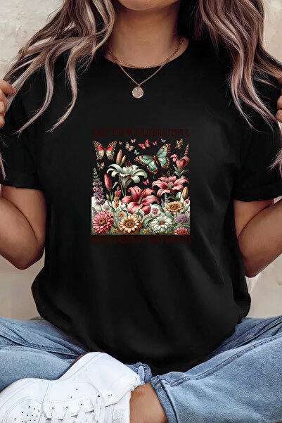 Sarah's Boutique Women's T-shirt – 100% cotton – World Beautiful