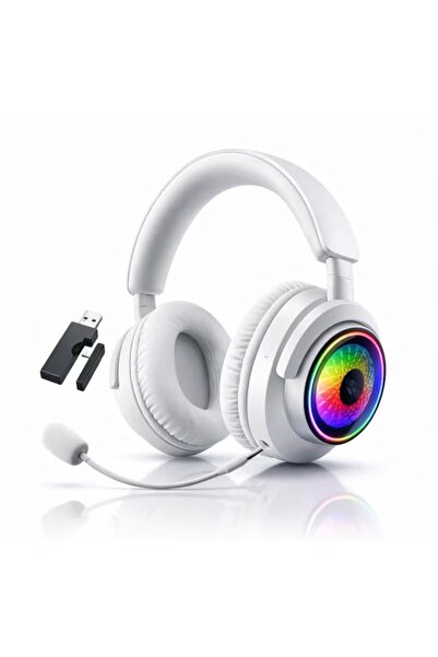 cr سماعة ألعاب لاسلكية CR30 بتقنية 2.4 جيجاهرتز وإضاءة RGB - سماعات ألعاب ثلا...