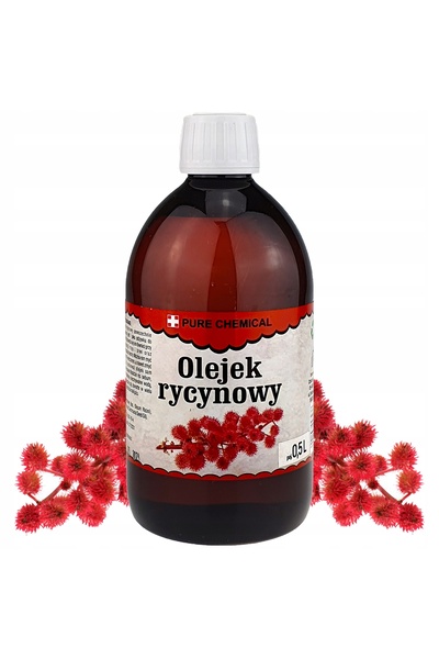 CHOSA Ulei de Ricin, Pure , 500ml, Presat la Rece, Nerafinat, pentru Păr, Gen...