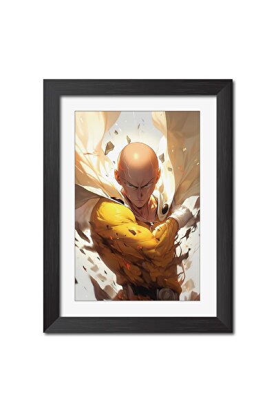 ALAYRA International Alayra Saitama Framed Poster One Punch Man Anime Poster ...