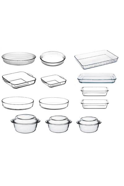 BENİMER Borcam Tray and Pot Set - 13-Piece Borcam Dowry Set, Complete Set
