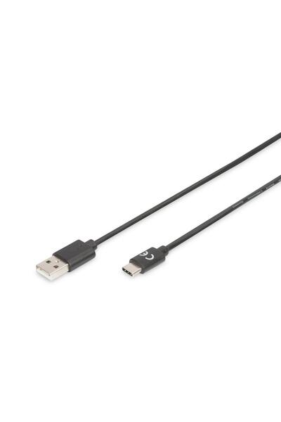 Digitus Assmann USB Type-C към Type-A свързващ кабел, 1 м, черен, AK-300154-0...