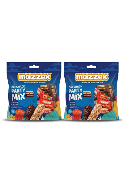 Mazzex (2 Bags X 400g) Oatmeal Snack Mix Party Pack, Original & Chocolate Fla...