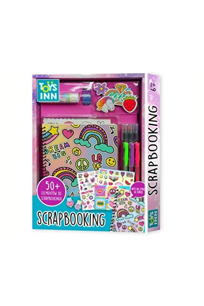 toys inn Creative Scrapbooking Set for Kids, Plastic/Paper, 6+, Multicolor