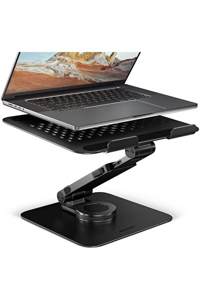 Axagon Stand notebook STND-LRB, ajustabil, rotatie 360, 10"-17.3", Negru