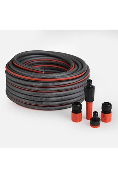 ELITECOMMERCEMARKET Furtun Udat Premium cu Set Duze - 25m