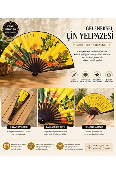 GenelTedarik GELENEKSEL ÇİN YELPAZESİ