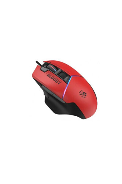A4 Tech Mouse Gaming A4Tech W95 Ultra Sports, RGB, USB, cu fir (Roșu/Negru)