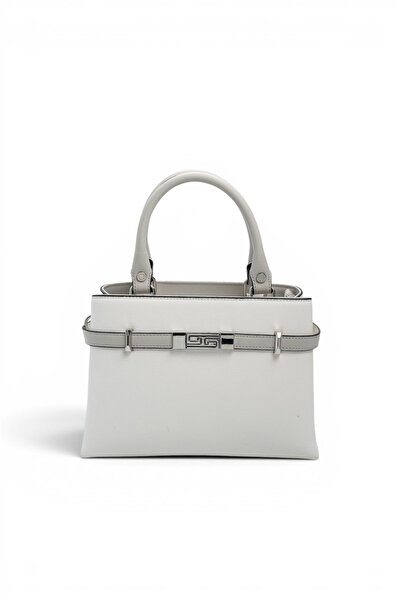 Silver Polo White - A.Grey Plain Women's Handbag Sp1149