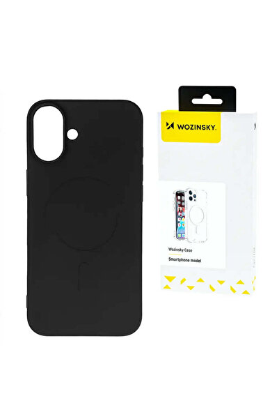 WOZINSKY Husă din silicon lichid MagSafe pentru Samsung Galaxy S24 FE - negru