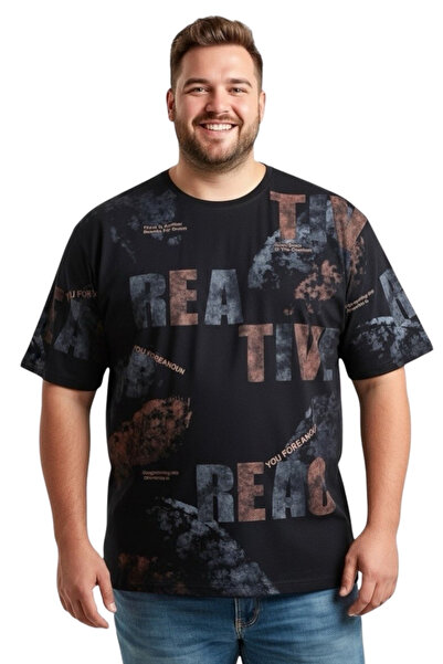 ANNEX Tricou pentru bărbați, mărime mare, din bumbac, cu croială confortabilă...